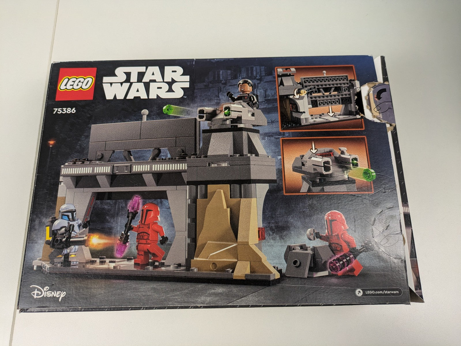 Lego Star Wars: Paz Vizsla and Moff Gideon Battle Set 75386 Complete Set