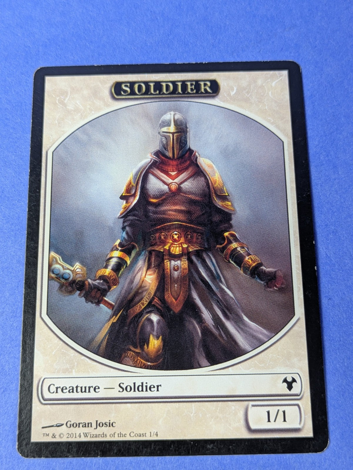 MTG: Modern Event Deck 2014 Tokens: Elspeth, Knight-Errant Emblem Token - LP