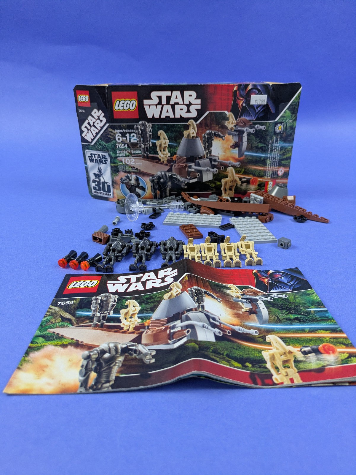 LEGO Star Wars Droids Battle Pack 7654 Complete Set Pre-Owned