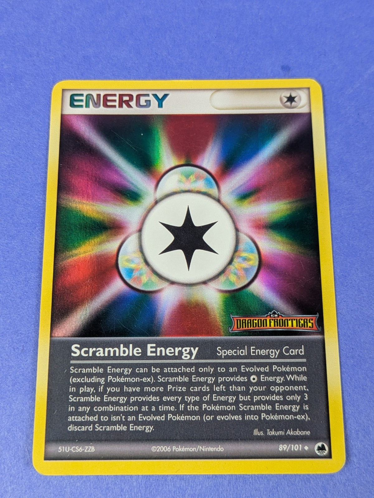 Scramble Energy - 89/101 - Uncommon Holo Dragon Frontiers - Pokemon Card - LP