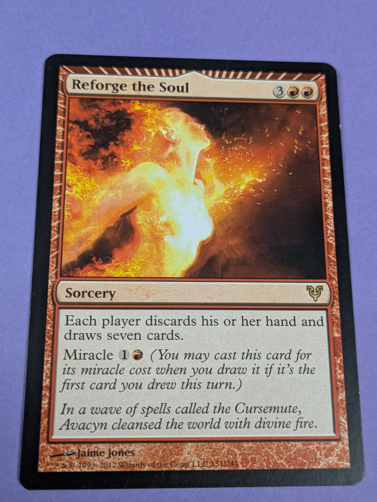 MTG Magic the Gathering: Avacyn Restored: Reforge the Soul #151/244 Rare - LP