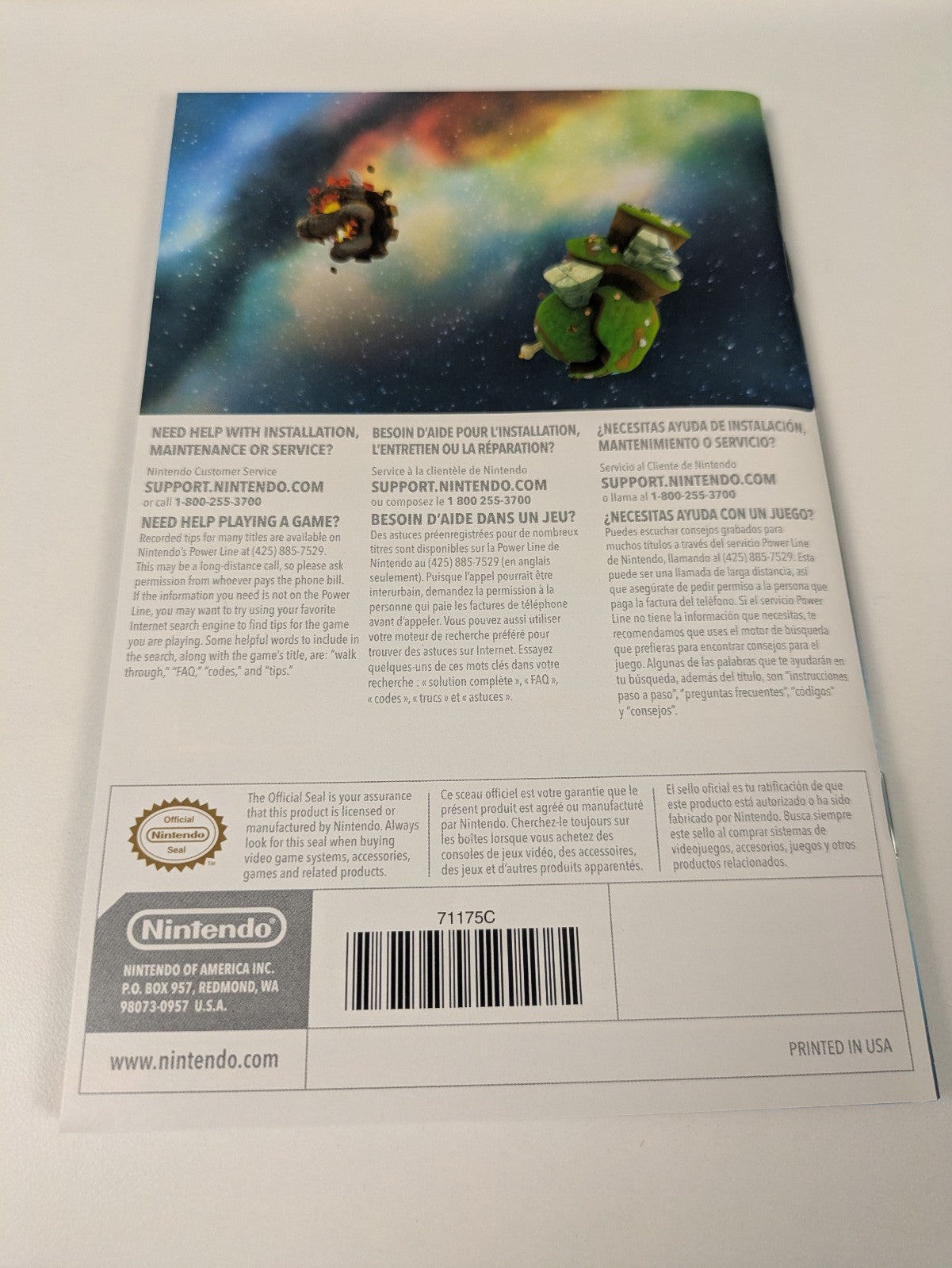 Super Mario Galaxy 2 (Nintendo Wii, 2010) CIB