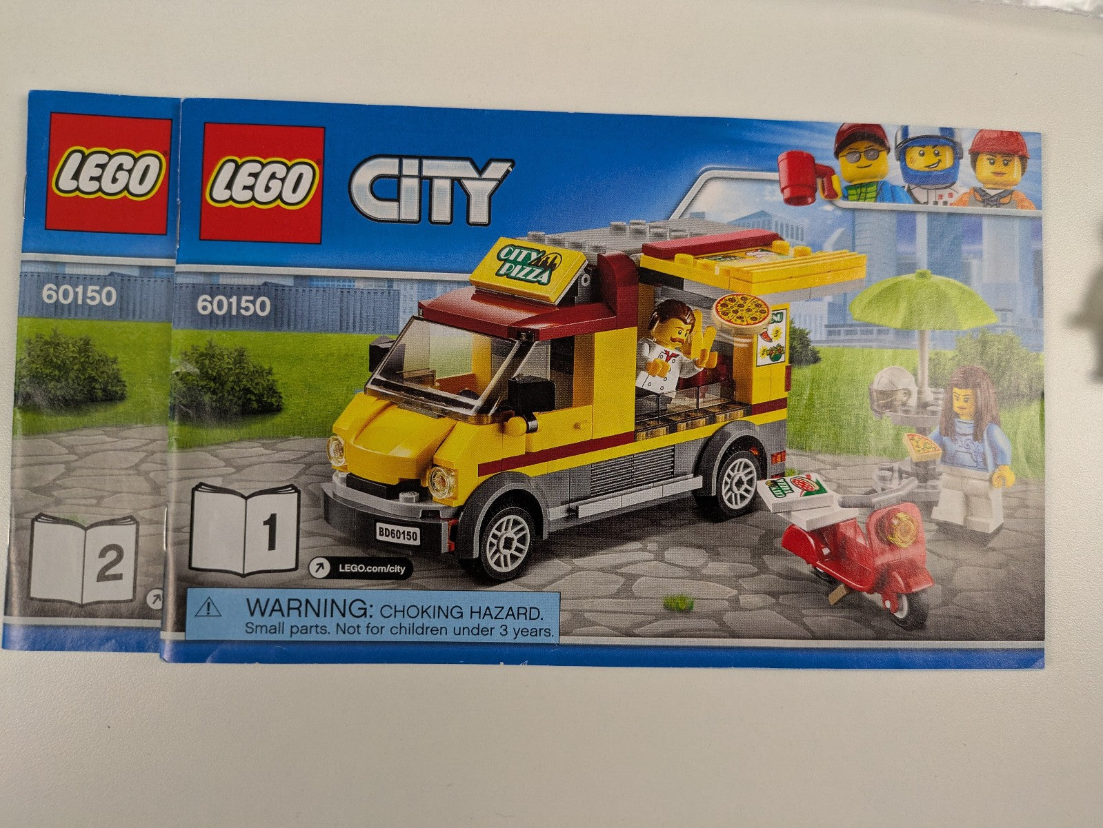 Lego Town: City: Food & Drink: Pizza Van Set 60150 - w/ Instructions