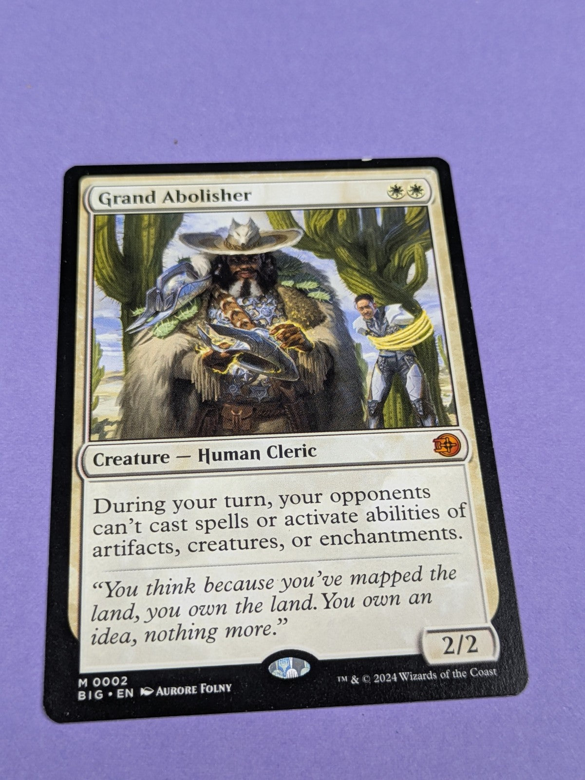 MTG Magic: The Big Score: Grand Abolisher #0002 Mythic - LP