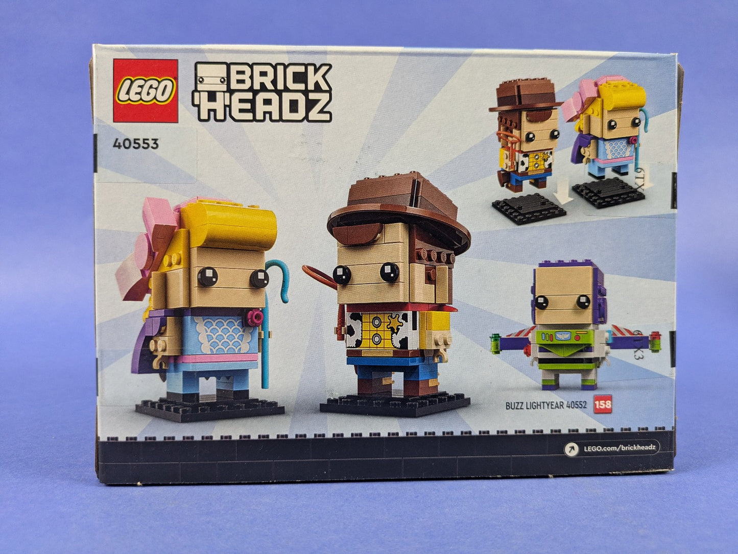 Lego BrickHeadz: Toy Story: Woody and Bo Peep Set 40553 BRAND NEW