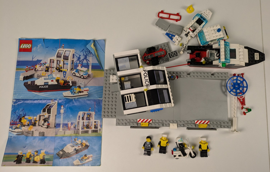 Lego Town: Classic Town: Police: Pier Police Set 6540 - w/ Instructions