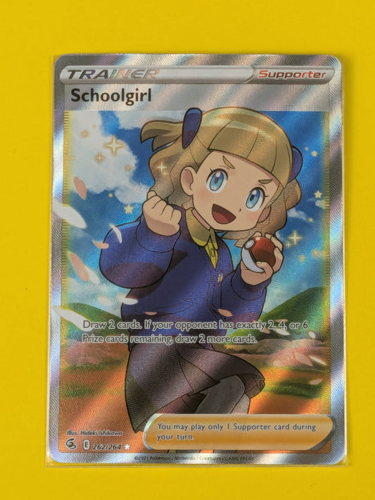 Schoolgirl - 262/264 - Full Art Ultra Rare Fusion Strike - Pokemon Card - NM