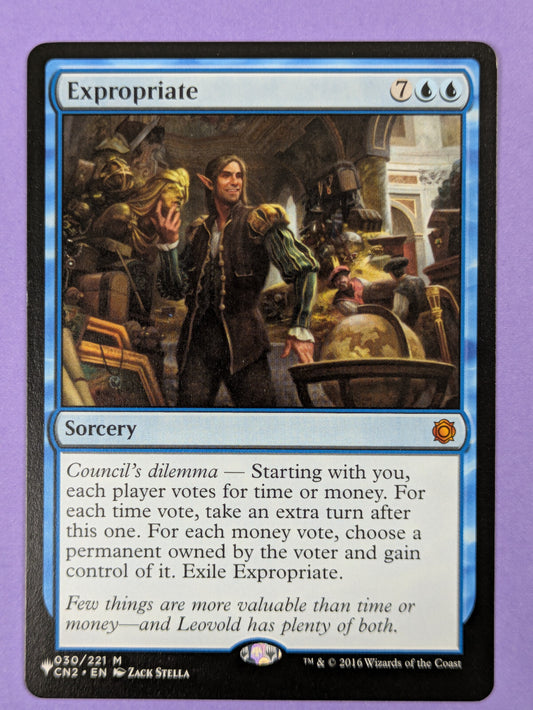 MTG Magic: The List: Expropriate - CN2 Reprint #030/221 Mythic - NM