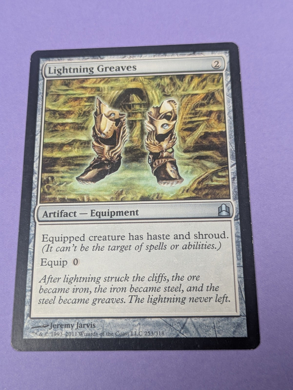 MTG Magic: Commander 2011: Lightning Greaves #253/318 Uncommon - NM