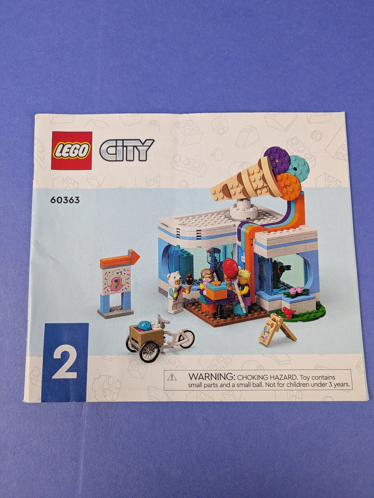 LEGO Town Ice-Cream Shop 60363 Complete Set Pre-Owned