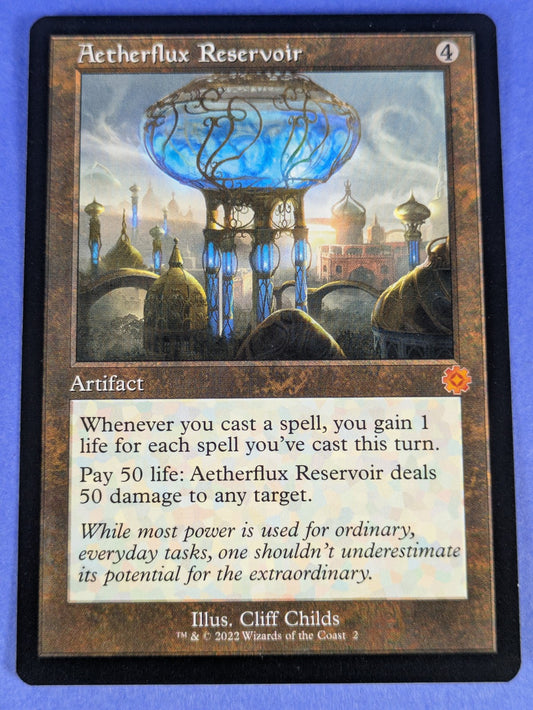 MTG Magic: The Brothers' War Retro Artifacts: Aetherflux Reservoir Mythic - NM