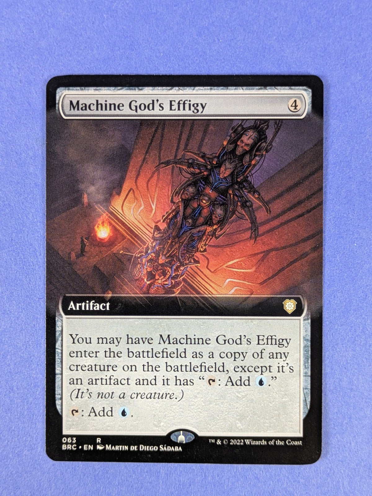 MTG Magic: The Brothers' War: Commander: Machine God's Effigy #063 Rare - NM