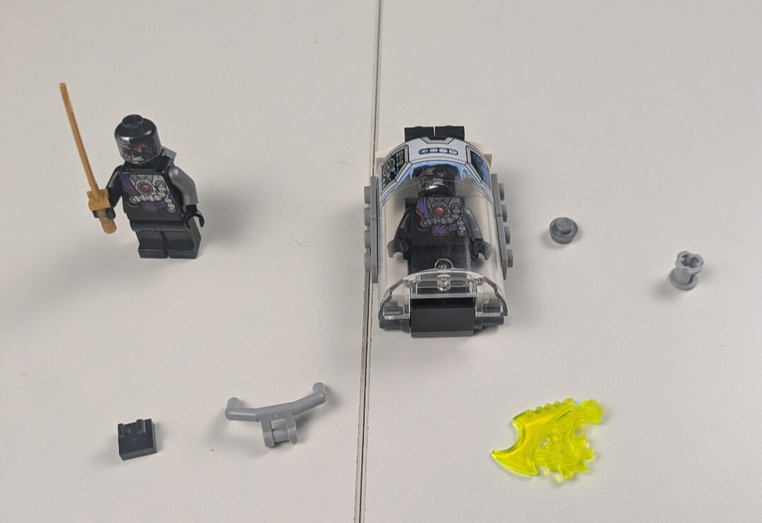 Lego NINJAGO: Day of the Departed: Titanium Ninja Tumbler Set 70588 - Incomplete