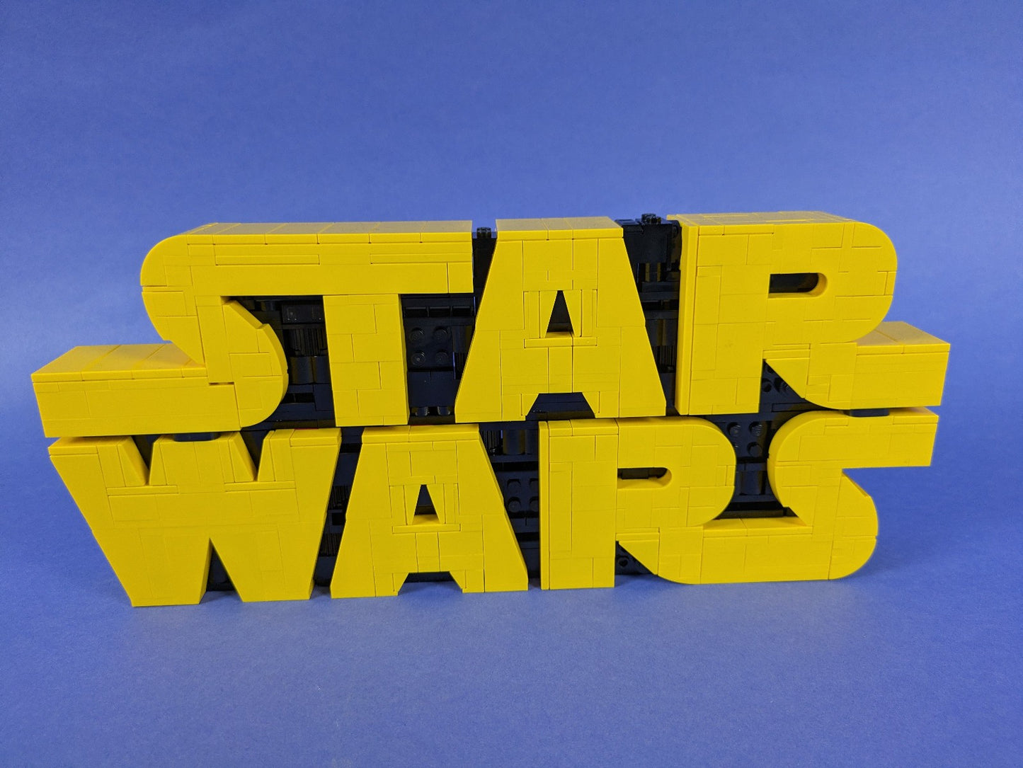 Lego Star Wars: Sculptures: Brick-Built Star Wars Logo Set 75407 Complete Set