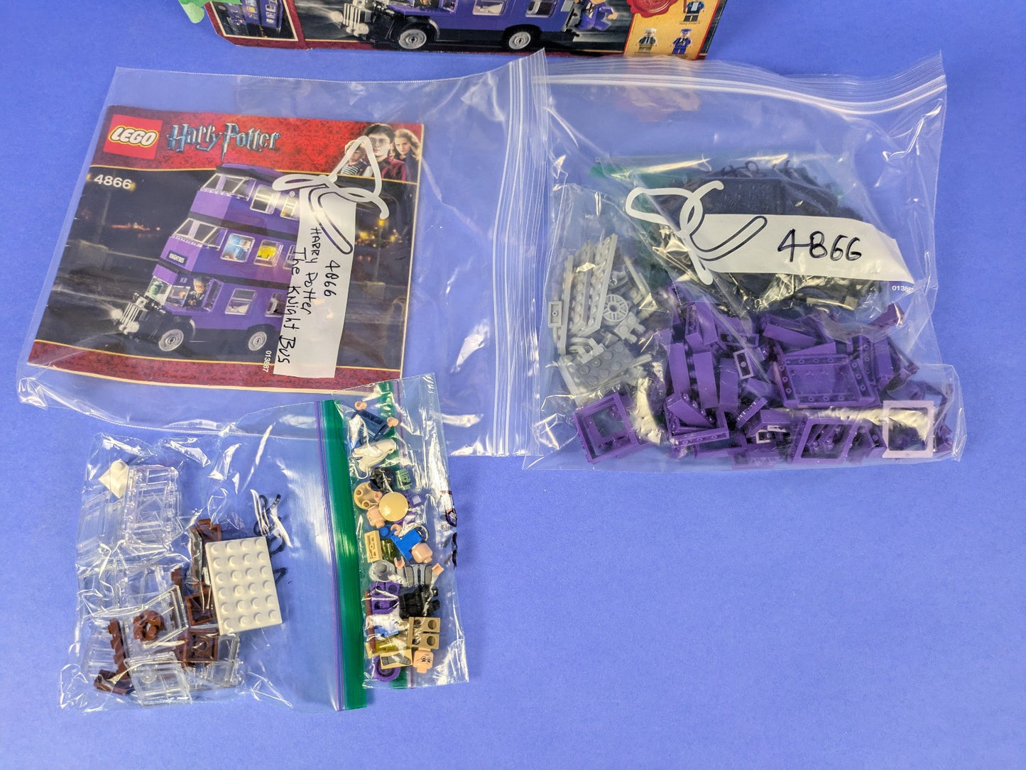 Harry Potter: Prisoner of Azkaban: The Knight Bus Set 4866 Complete Set