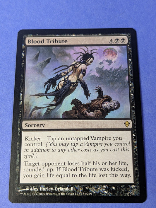 MTG Magic: Zendikar: Blood Tribute #81/249 Rare - NM