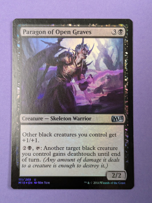 MTG Magic: Magic 2015: Paragon of Open Graves Foil Uncommon #111/269 - NM