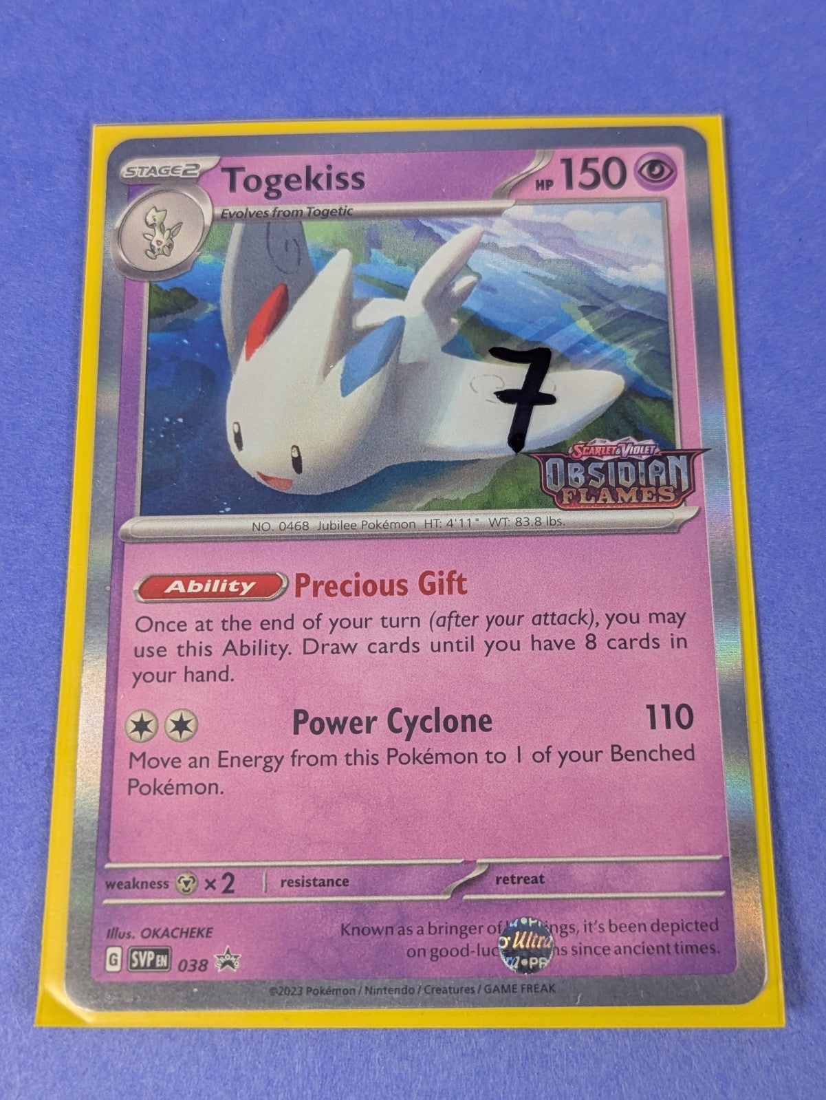 Togekiss - 038 - Promo Holo Scarlet & Violet Promos - Pokemon Card - NM