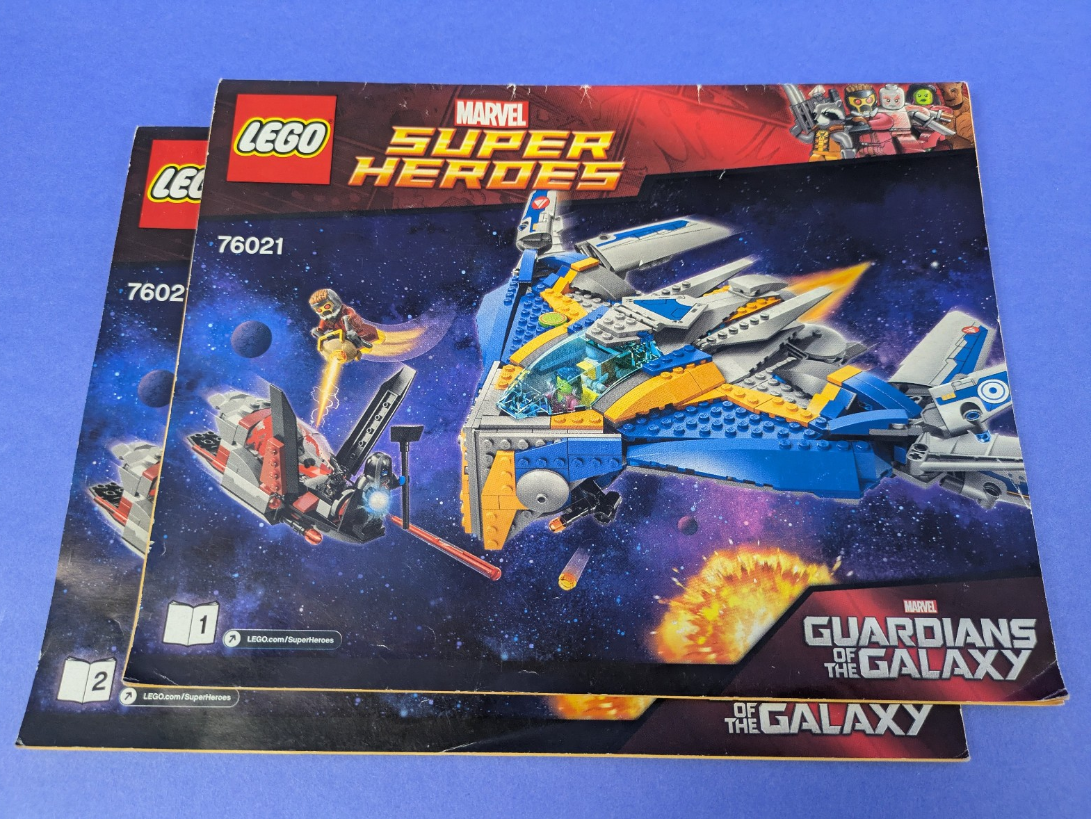 LEGO Super Heroes The Milano Spaceship Rescue 76021 Complete Set Pre-Owned