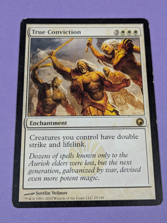 MTG Magic: Scars of Mirrodin: True Conviction #25/249 Rare - LP
