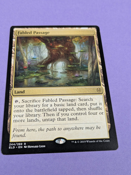 MTG Magic: Throne of Eldraine: Fabled Passage #244/269 Rare - NM