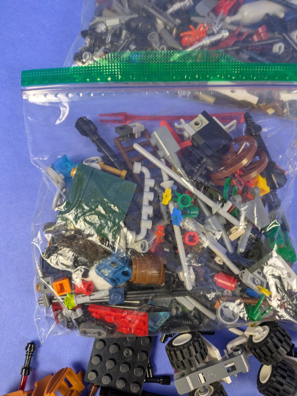 LEGO & Non-LEGO Assorted Minifigure and Random Parts Bundle Lot - 1 lb 5.3 oz