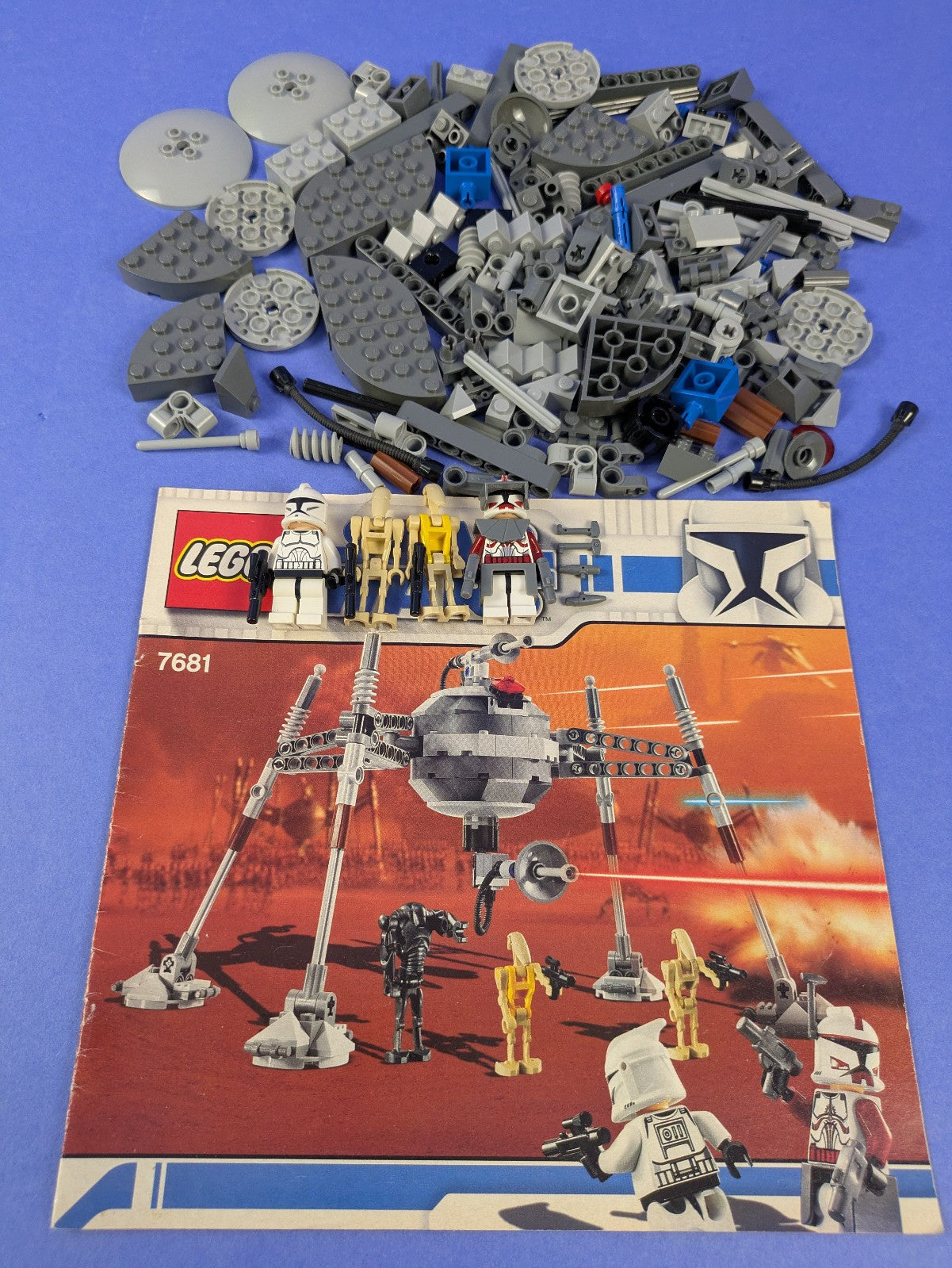 LEGO Star Wars Separatist Spider Droid 7681 Complete Set Pre-Owned