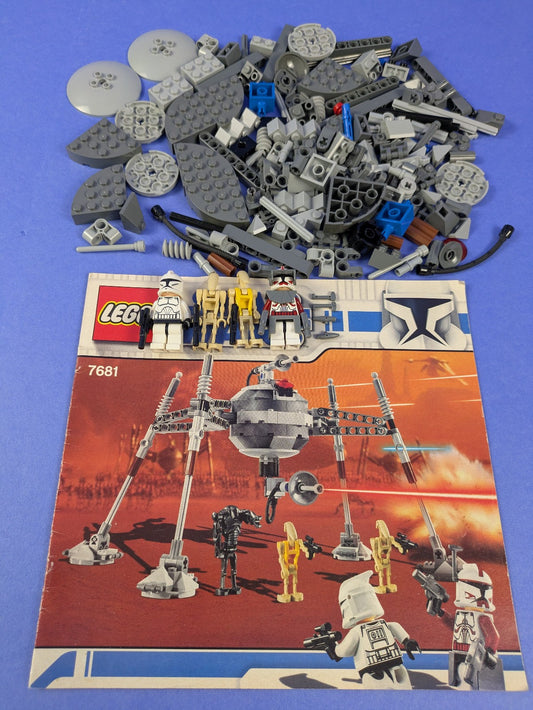 LEGO Star Wars Separatist Spider Droid 7681 Complete Set Pre-Owned