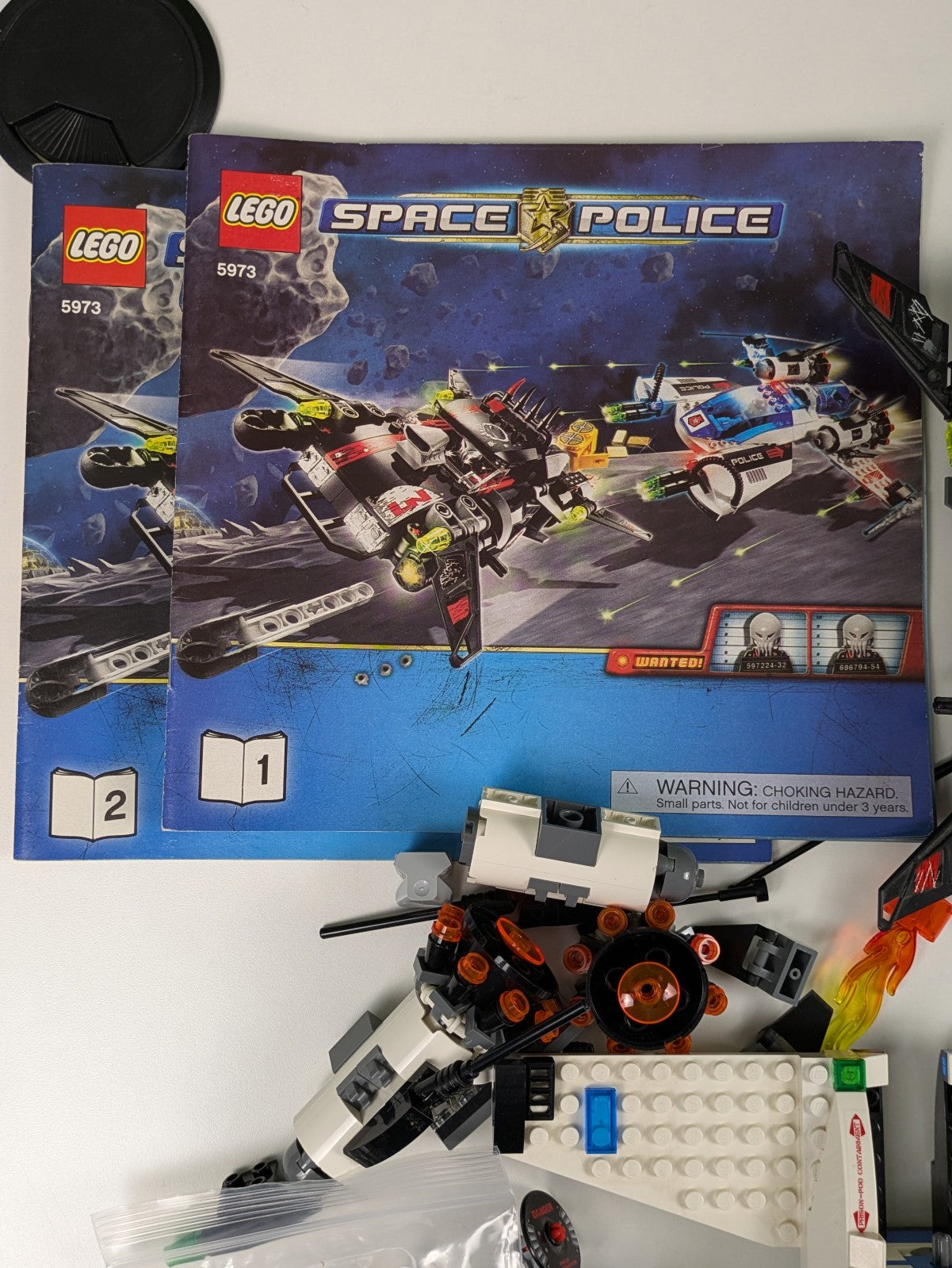 Lego Space: Space Police III: Hyperspeed Pursuit Set 5973 - w/ Instructions