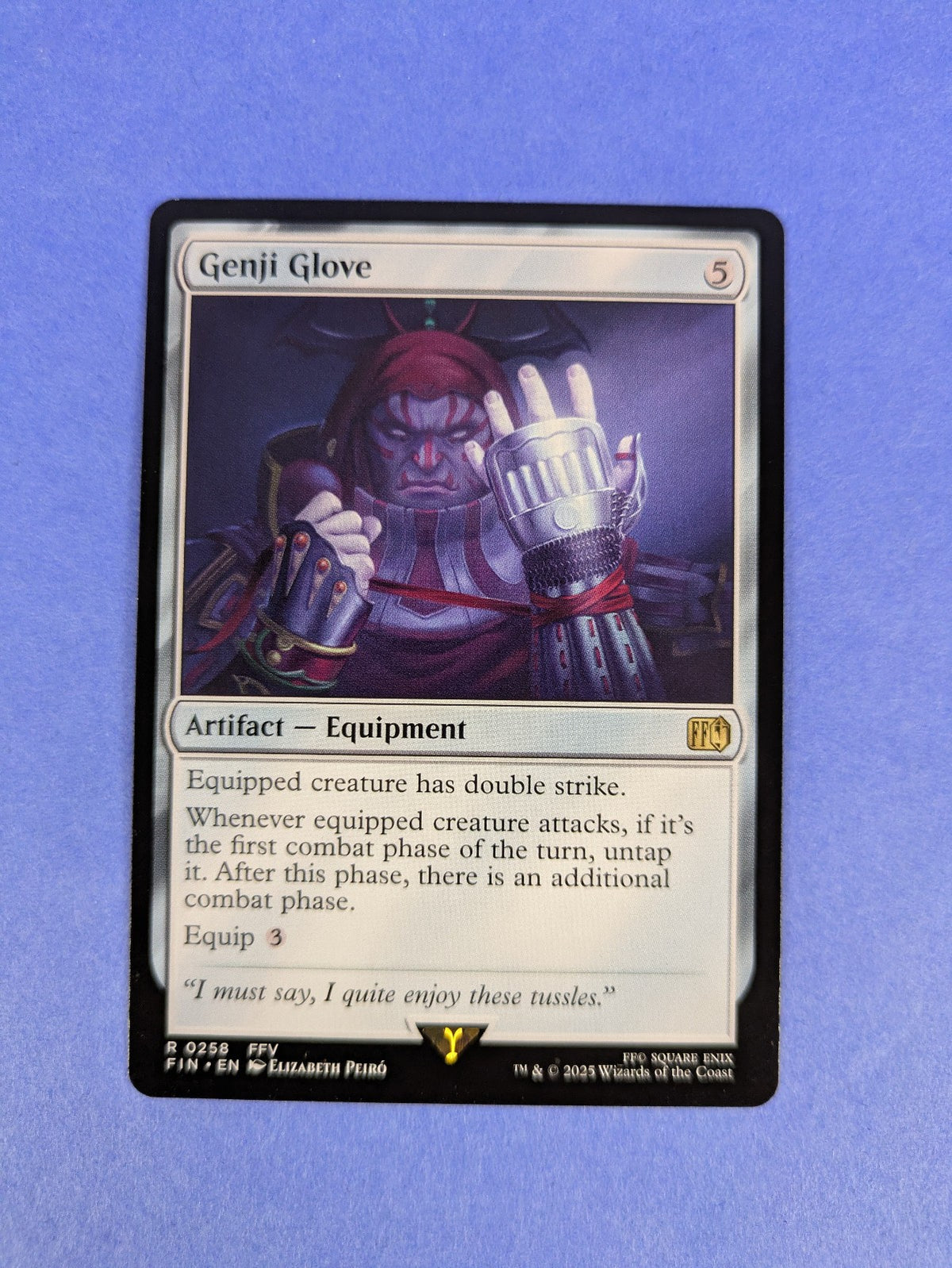 MTG Magic the Gathering: FINAL FANTASY: Genji Glove #0258 Rare - NM