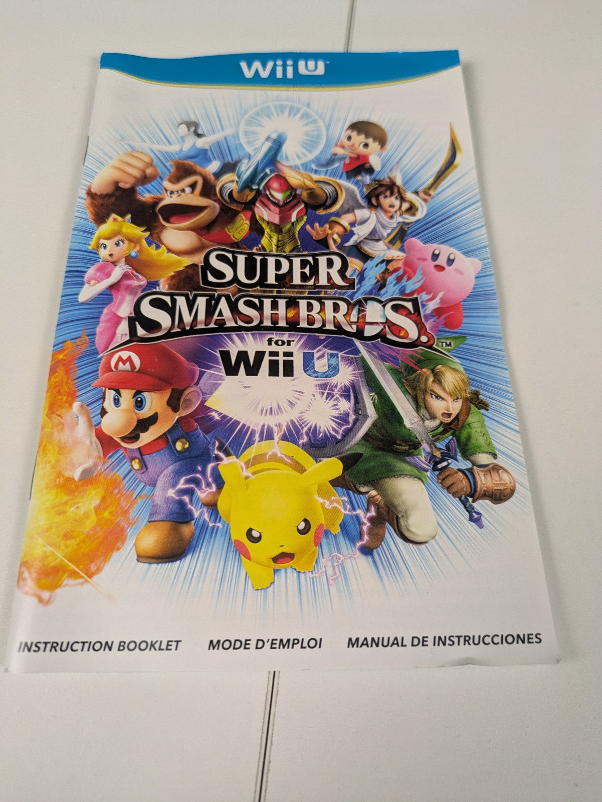 Super Smash Bros. for Wii U (Nintendo Wii U, 2014) CIB