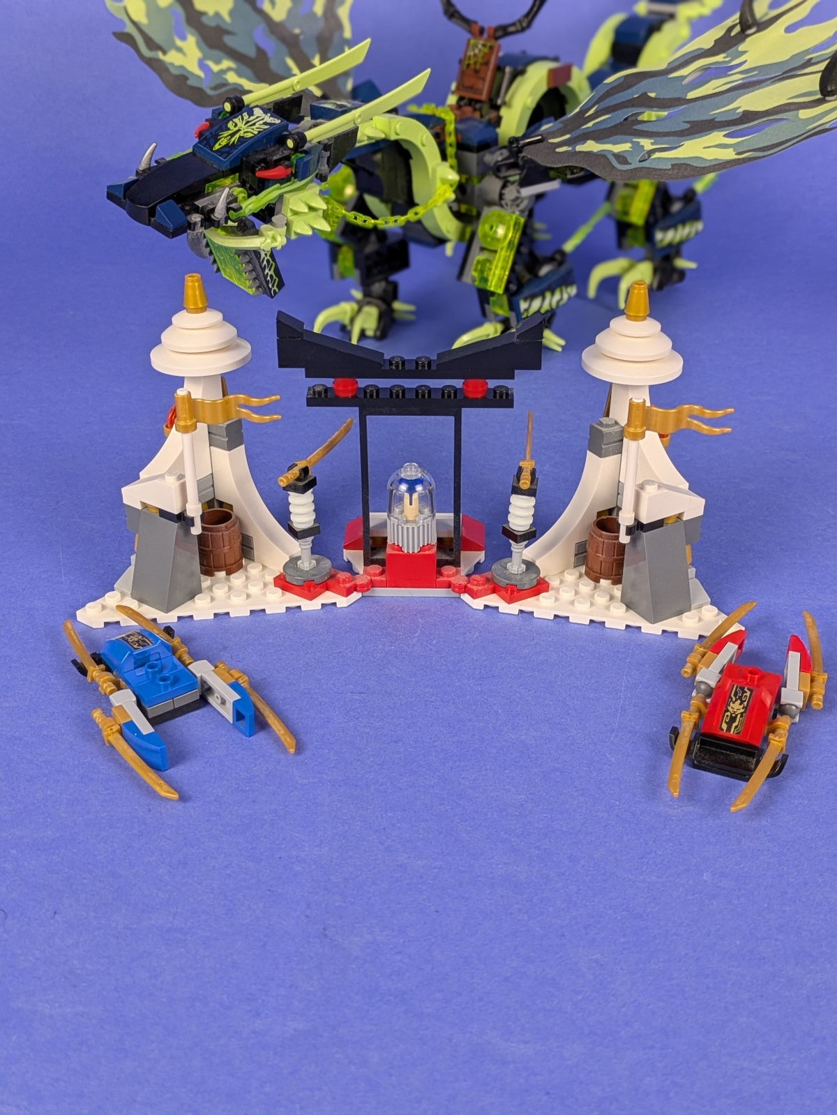 LEGO NINJAGO Attack of the Morro Dragon 70736 Incomplete Set Pre-Owned