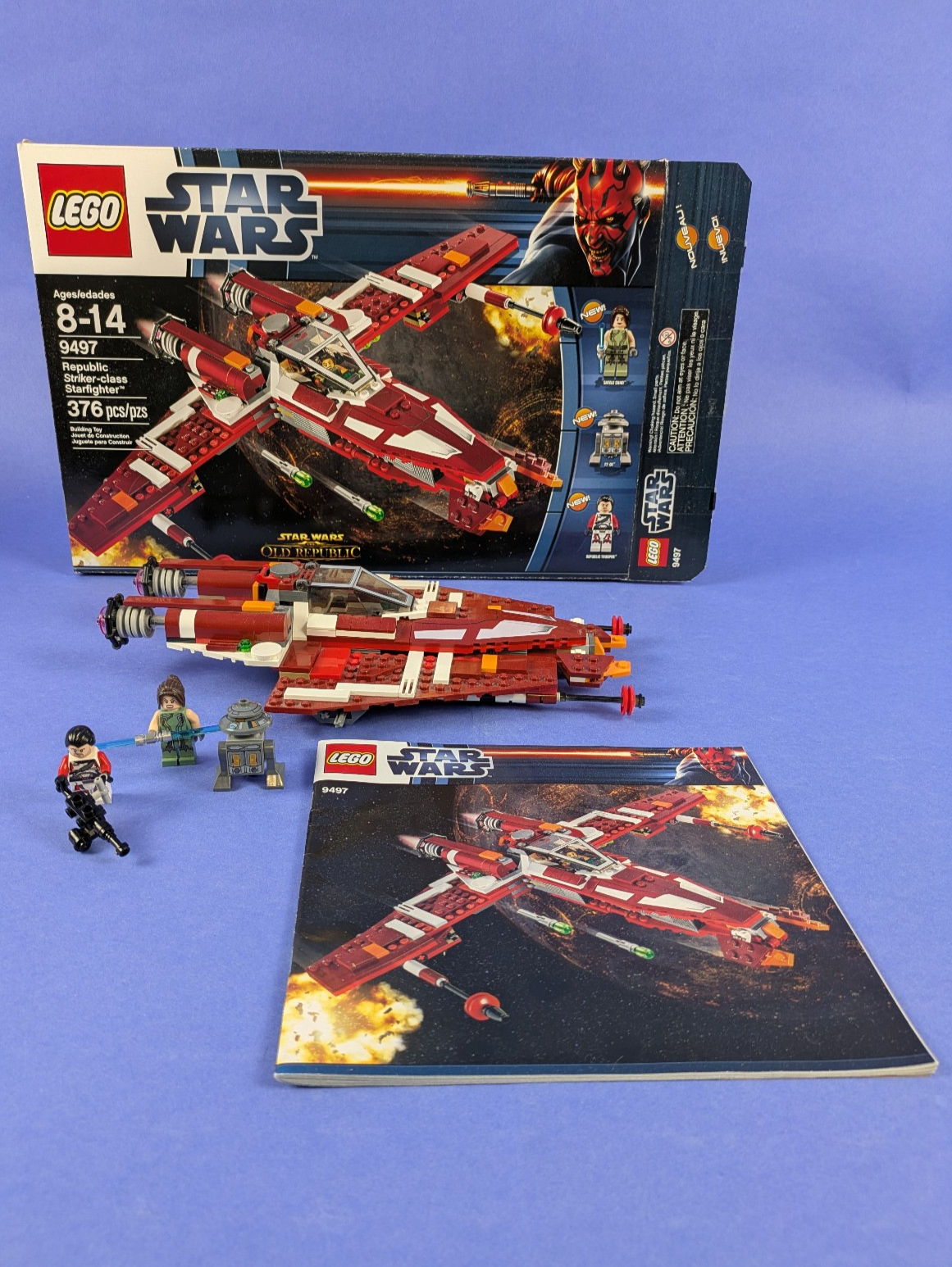 LEGO Star Wars Republic Striker-class Starfighter 9497 Complete Set Pre-Owned