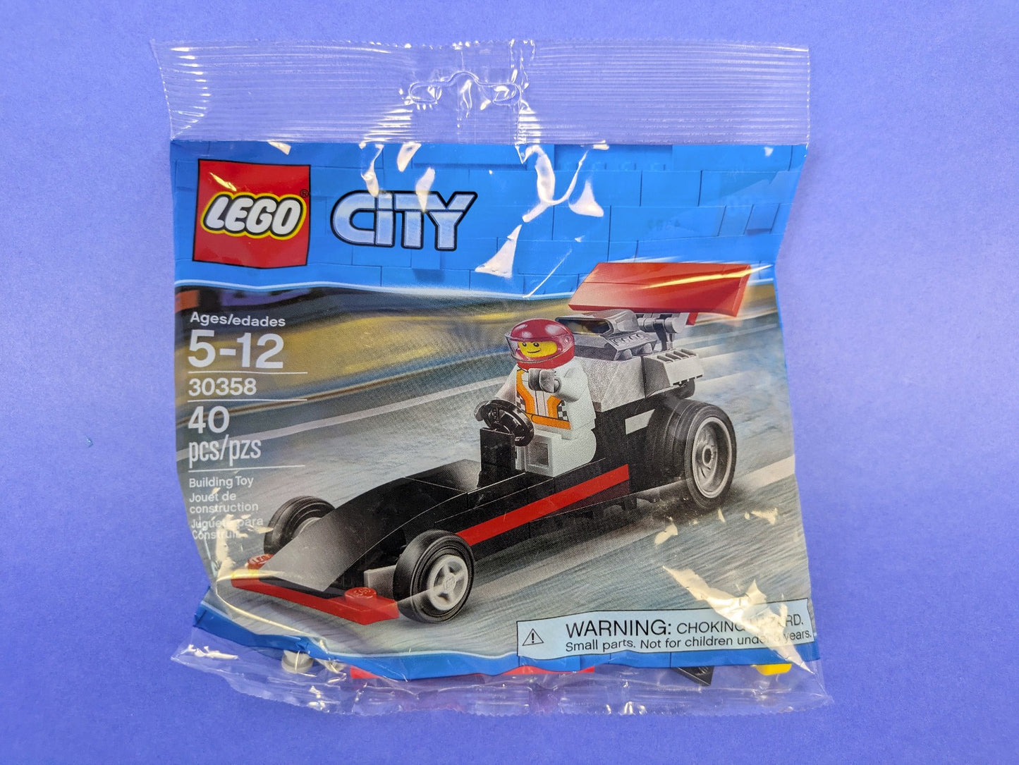 Lego Town: City: Race: Dragster polybag 30358 Brand New