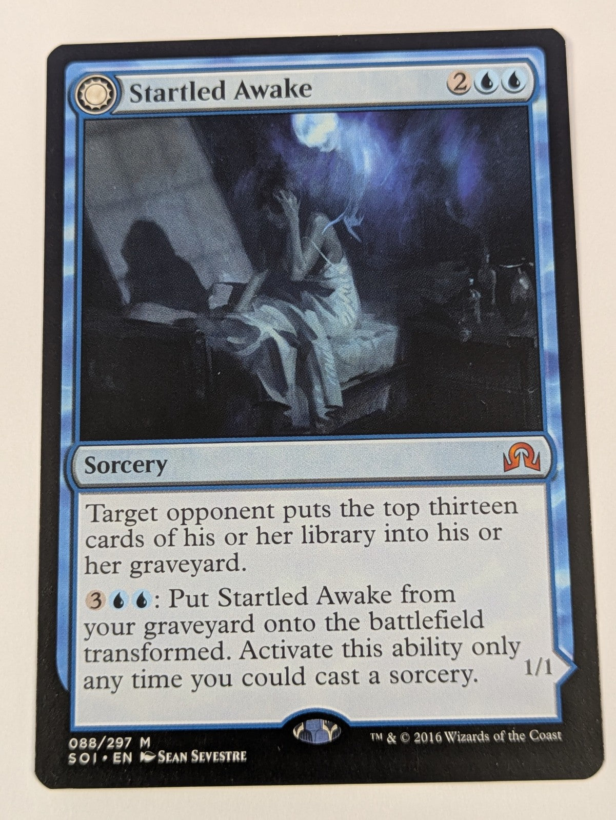 MTG Magic: SOI: Startled Awake   Persistent Nightmare #088/297 Mythic - LP