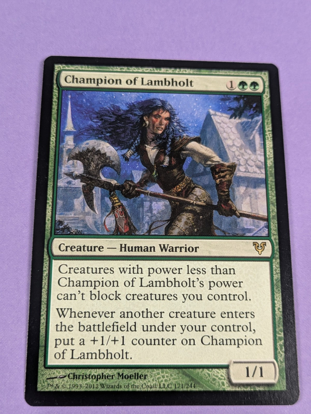 MTG Magic: Avacyn Restored: Champion of Lambholt #171/244 Rare - NM