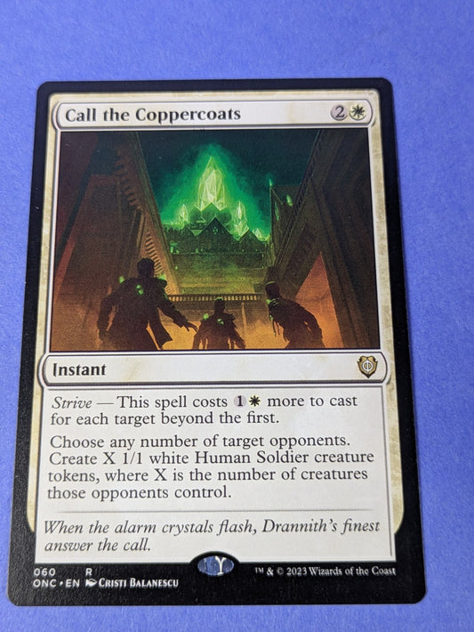 MTG: Phyrexia: All Will Be One: Commander: Call the Coppercoats #060 Rare - NM