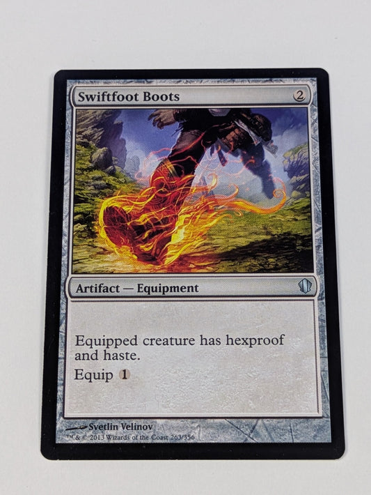 MTG Magic: Commander 2013: Swiftfoot Boots #263/356 Uncommon - LP
