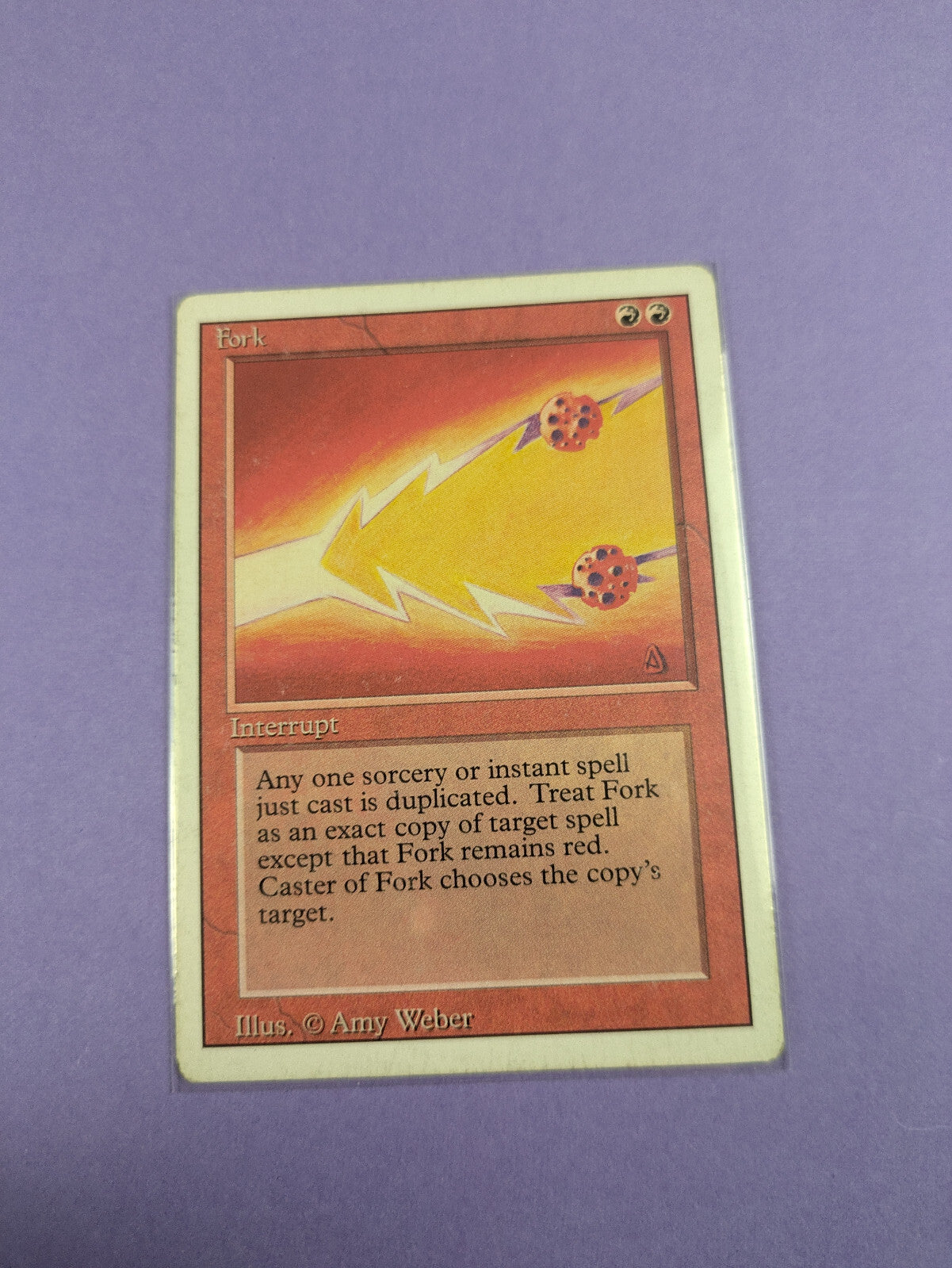 MTG Magic The Gathering: Revised Edition: Fork Rare - MP