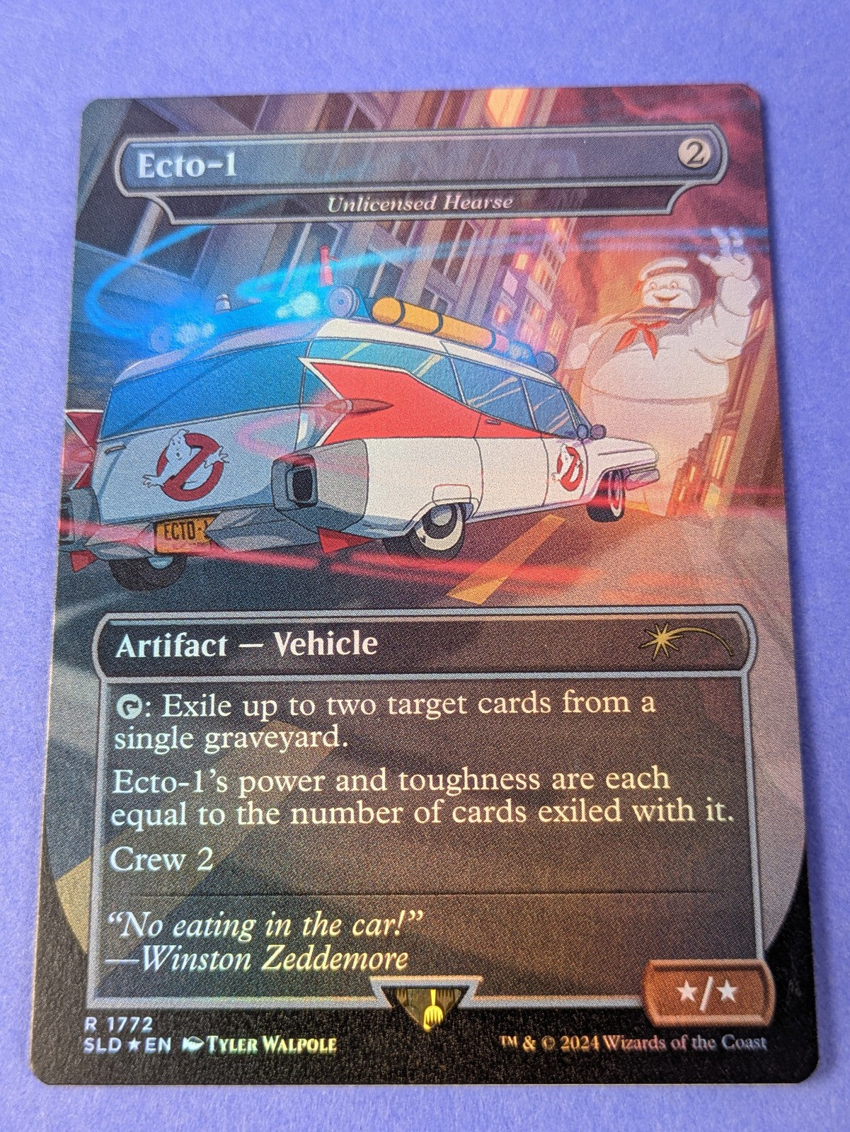 MTG Magic: Secret Lair Drop: Ecto-1 - Unlicensed Hearse Foil #1772 Rare - NM