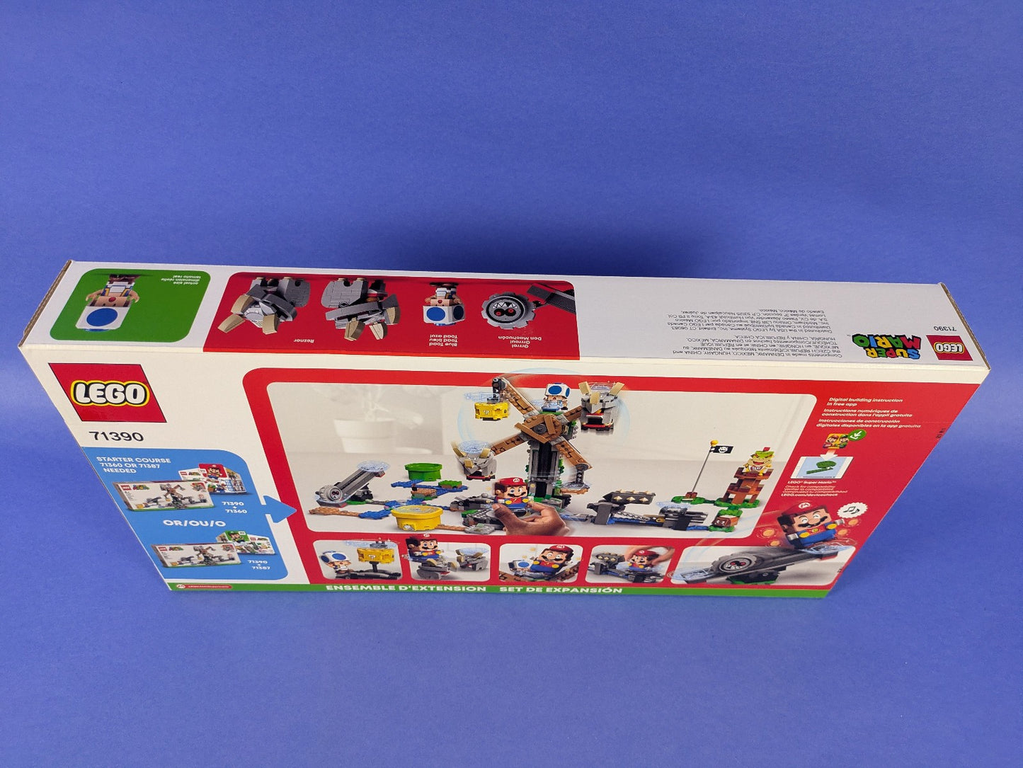 Lego Super Mario: Reznor Knockdown - Expansion Set 71390 BRAND NEW