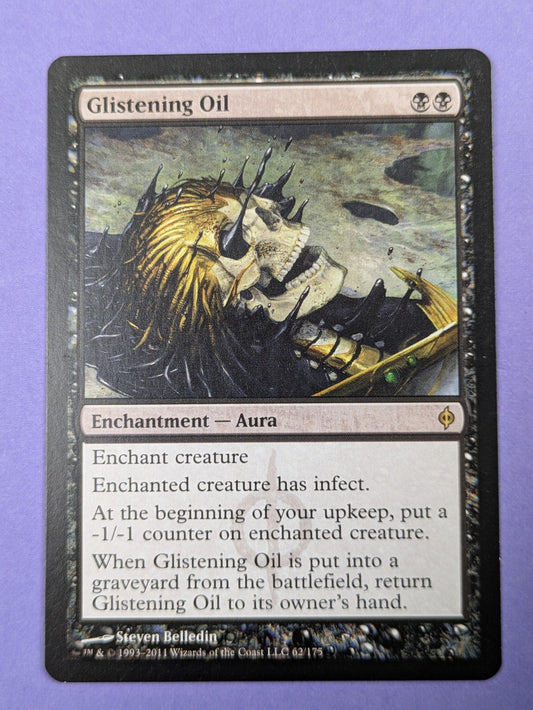 MTG Magic: New Phyrexia: Glistening Oil #62/175 Rare - NM