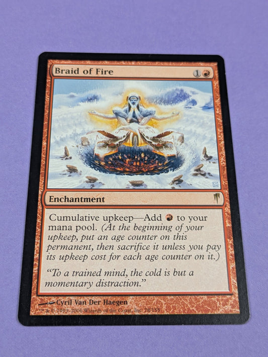 MTG Magic: Coldsnap: Braid of Fire #78/155 Rare - NM