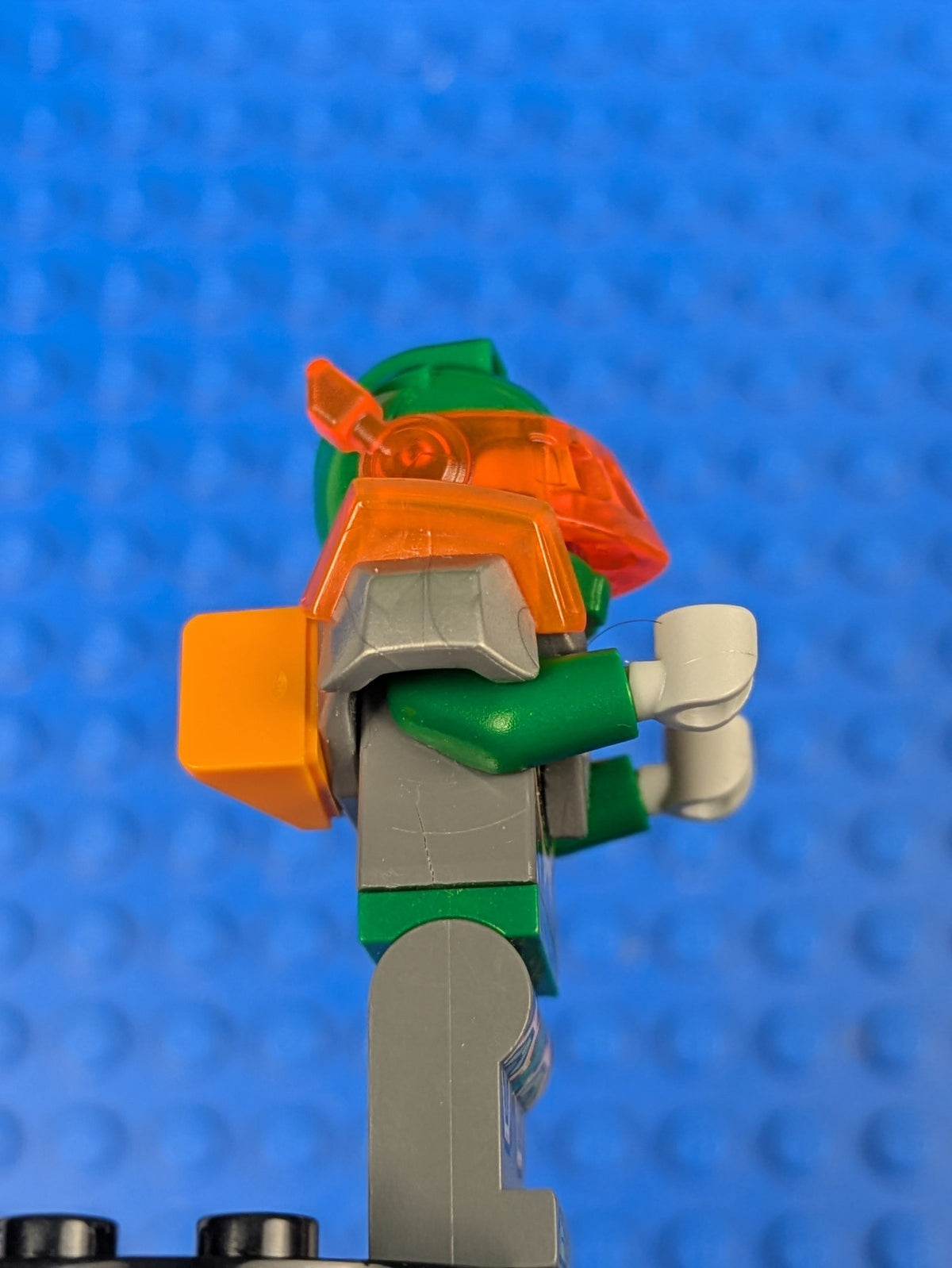 Lego NEXO KNIGHTS: Aaron Fox - Trans-Neon Orange Visor nex068 Set 70355
