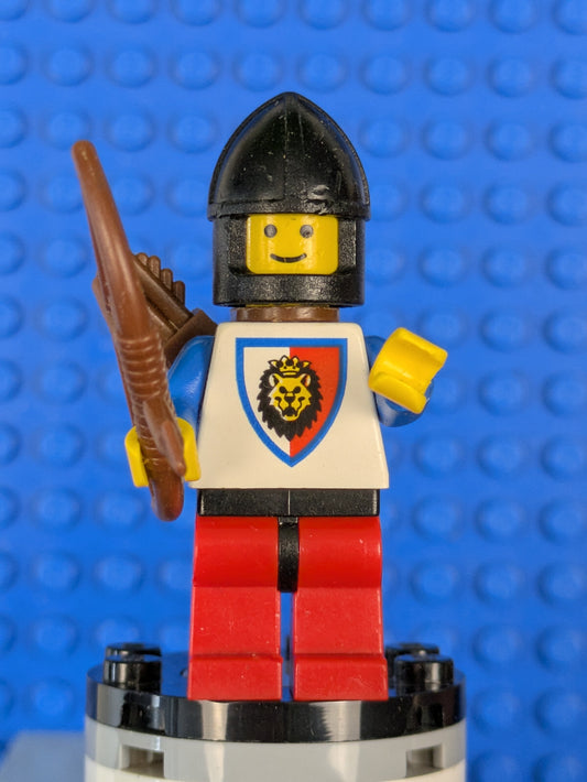 Lego Castle: Knight 1 - Black Chin-Guard with Quiver cas239 Set 6090