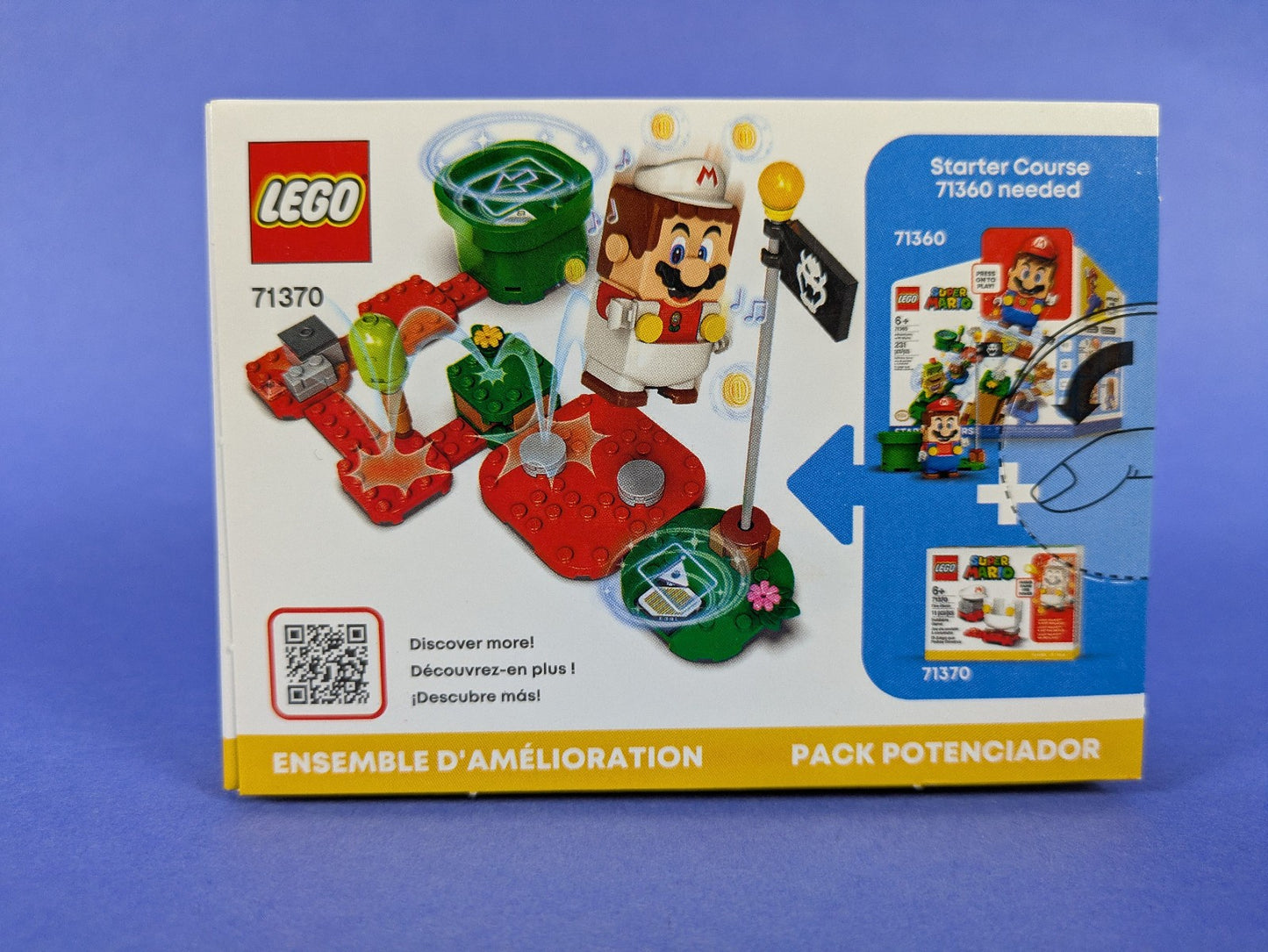 Lego Super Mario: Fire Mario - Power-Up Pack Set 71370 BRAND NEW