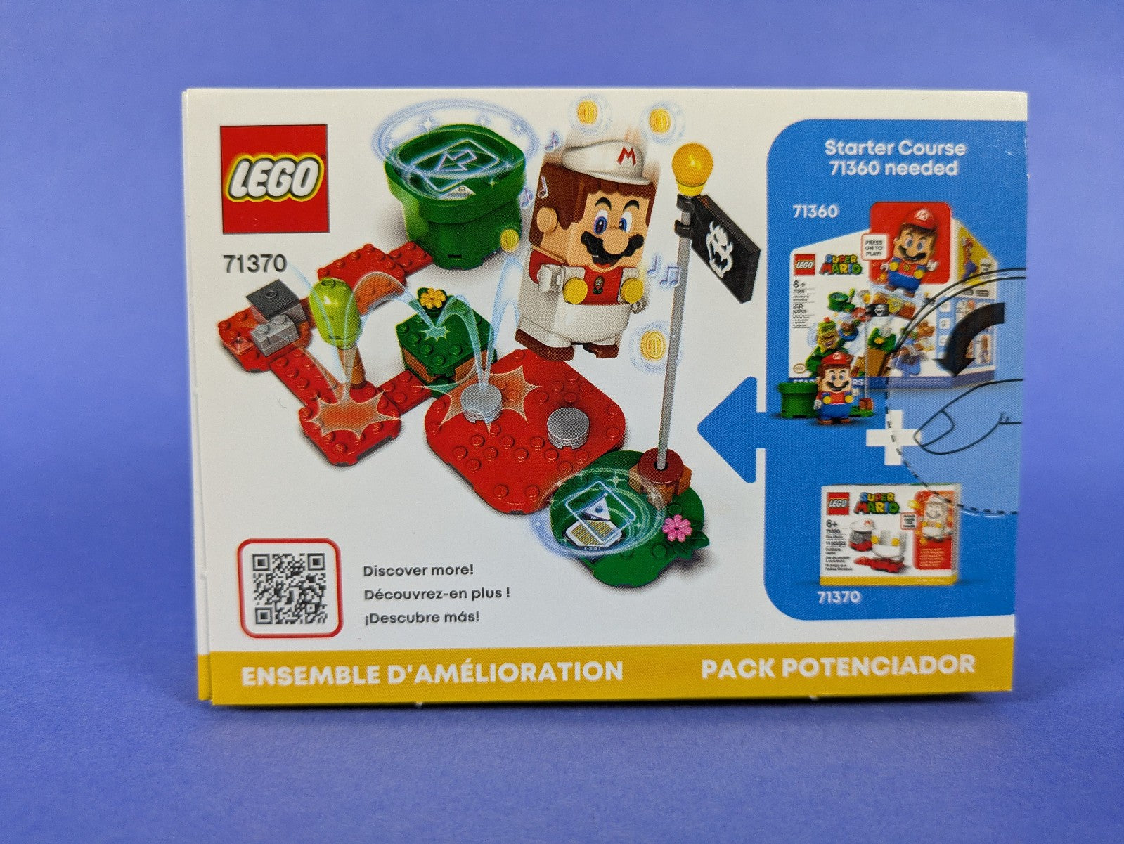 Lego Super Mario: Fire Mario - Power-Up Pack Set 71370 BRAND NEW