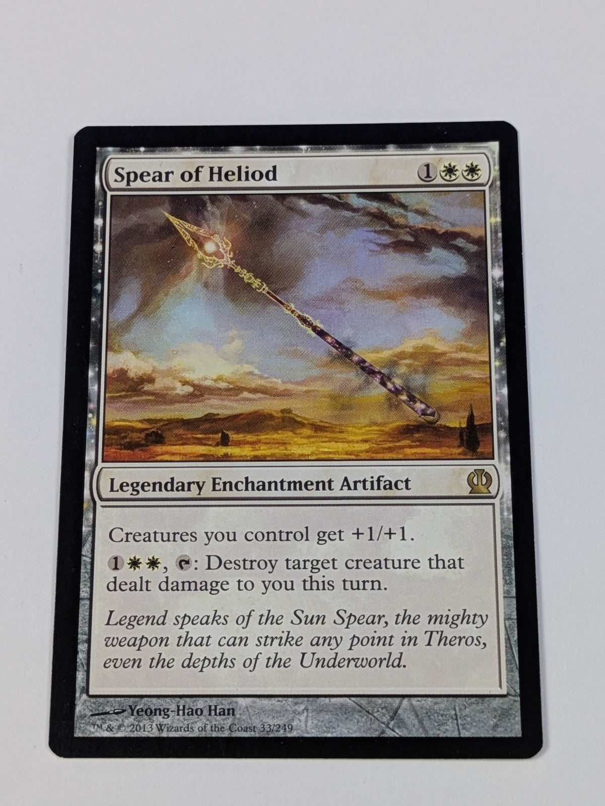 MTG Magic: Theros: Spear of Heliod #33/249 Rare - LP