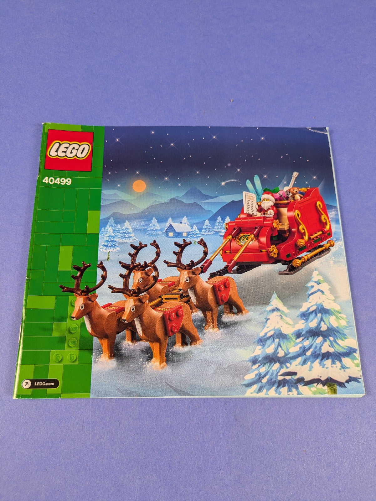 LEGO Holiday & Event Santa's Sleigh 40499 Complete Set Pre-Owned