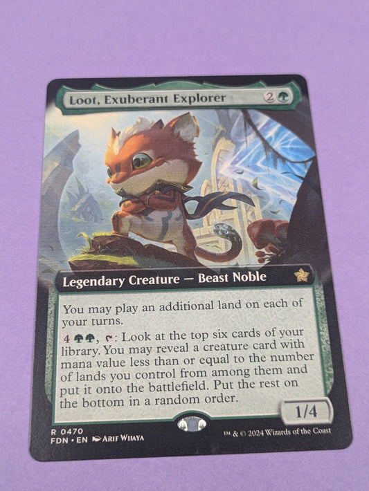 MTG Magic: Foundations: Loot, Exuberant Explorer #0470 Rare - NM